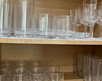 GLASSWARE (SOME ARE PLASTIC)