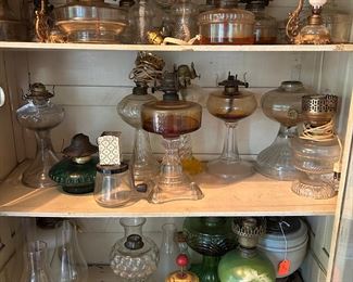 Old oil lamps 