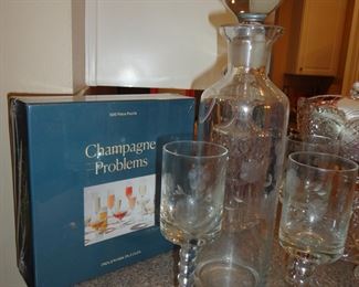 The Client loved to do puzzles and we found some cool ones and many she had framed.