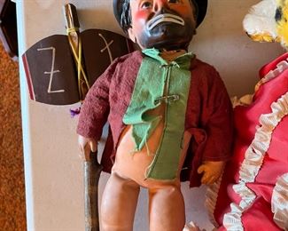 Emmett Kelly rubber hobo doll