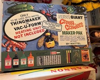 Vintage Mattel Creepy Crawlers mold kit