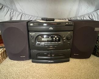 Sharp boombox