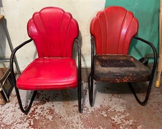 Vintage motel chairs