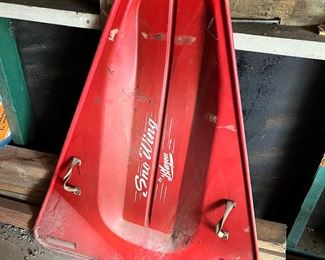 Vintage Sno Wing sled