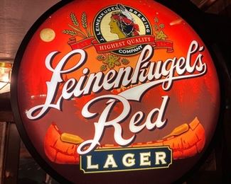 Leinenkugel's Red Lager lighted sign