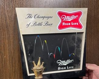 Miller High Life - The Champagne of Beers lighted sign