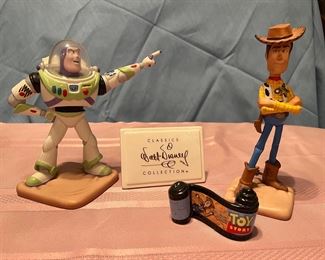 WDCC Woody, Buzz Lightyear and Toy Story scroll 