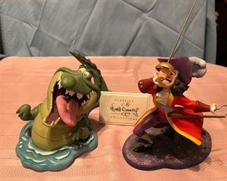 WDCC Peter Pan's crocodile and Captain Hook