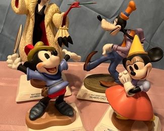 WDCC Cruella, Mickey, Minnie and Goofy