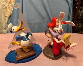 WDCC Donald's Debut and Jessica/Roger Rabbit