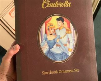Cinderella storybook ornament set