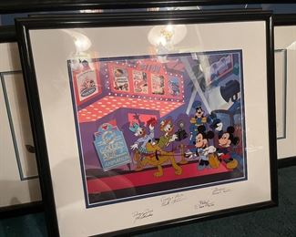 "Mickey's Film Festival" sericel