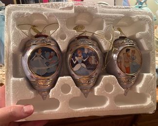 The Bradford Editions Cinderella ornament set