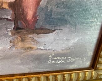 signed oil painting 