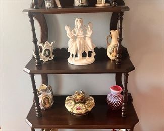 Cranberry, Salt ware , porcelain and pottery 