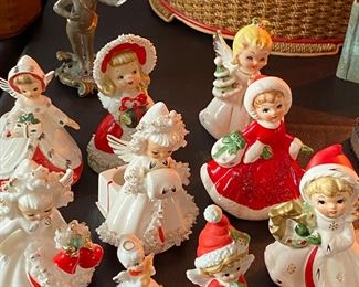 Christmas girls vintage enesco and others 