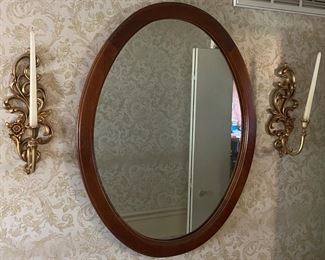 Candle Sconces/Mirror