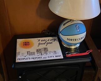 Duraflame Heater/Carolina Basketball Lamp