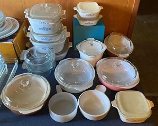 Assorted Corningware and Kitchenware