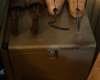 Vintage File and Storage Box/Shoe Stretchers