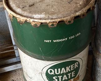 Large Quaker State Drum