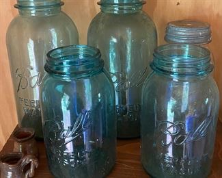 Blue Ball Jars