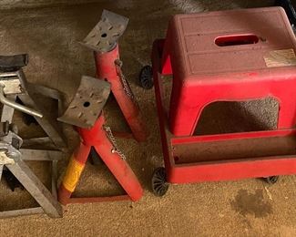 Jack Stands/Rolling Shop Seat