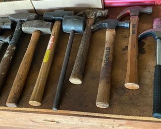Assorted Hammers and Mauls