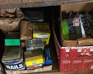 Assorted Nails and Hardware