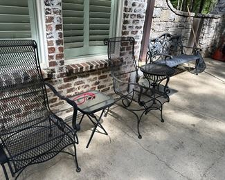 Patio Chairs, Tables, Bench & more!