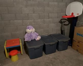 Tubs & Tubs of Stuffed Animals