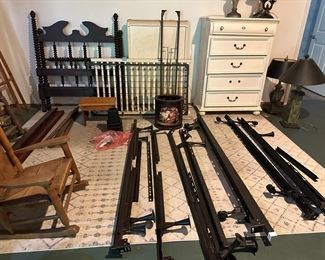 bedroom sets, rockers, dressers