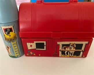 Fisher Price Mini Lunch Box Barn with Silo Thermos