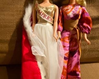 Vintage Barbie Miss America 1972 ( Was a special through Kellogg's Cereal, Blonde is Quick Curl Barbie) Live Action Barbie 