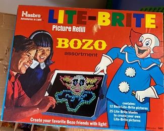 Vintage Hasbro Lite Brite BOZO