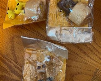 Vintage Push Button Finger Puppets, NRFP