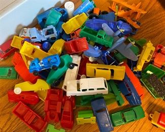 Vintage Plastic Little Cars Planes