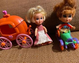 Vintage Liddle Kiddle Cinderella/Coach. Teresa Touring Car