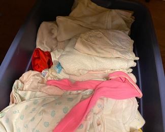 Baby Clothes Mixed with Doll Clothes