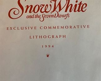 Walt Disney Lithographs