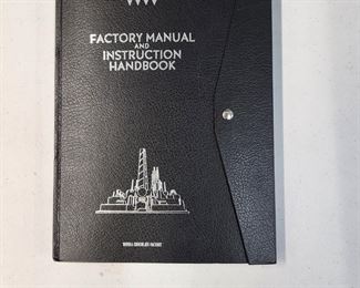Wonka Factory Manual   Only 1000 made.  For Cast and Crew only of the movie.  Dep-Burton Film