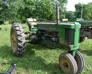 John Deere 50 in Running Condition with Power Steering, Electric Starter and More! Buy it now for $5,000 or Make Offer/Bid. Offers/Bids will be taken until 11am on Saturday. At that time only those who have been making Offers/Bidding will be allowed to continue until we have a new owner of this Tractor. Call if you have any questions.