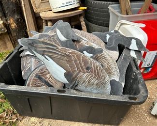 Vintage Folding Goose Decoys