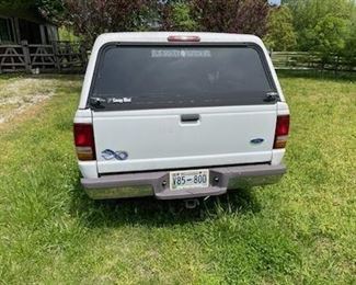 Fantastic 1997 Ford Ranger Pick Up V6, 4.0 liter. 2 WD. One owner with around 147,000 original miles,  in Very Good Condition, Factory Pick up Shell and Liner. The Owner "babied" his Ranger.  Serviced regularly.  VIN: 1FTCR14X9VPA63239 Best Offer by 11am on Sat. July 22nd.  More details on making offers by contacting Parker Estate Services, LLC.