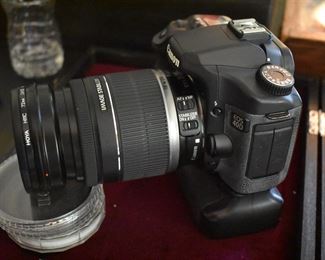 The Canon EOS 40D is a 10.1-megapixel semi-professional digital single-lens reflex camera. It was initially announced on 20 August 2007 and was released at the end of that month. The 40D has all the features a beginner needs to experiment with exposure changes, aperture changes, different ISO levels