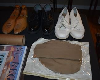 US Militaria all in Excellent Condition! Including U.S. Navy and Desert Storm Uniforms, Shoes, Hats, Scarves, Belts, Ties, Caps, Even one very large box just full of Desert Storm Camouflage Pants, Shirts, Jackets, Hats, Belts,etc. All folded and pressed in Like New Condition! Like to wear or collect Militaria? You need to be here!