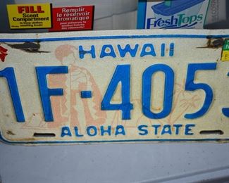 Collectible License Plates from Military to State Plates