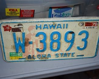 Collectible License Plates from Military to State Plates