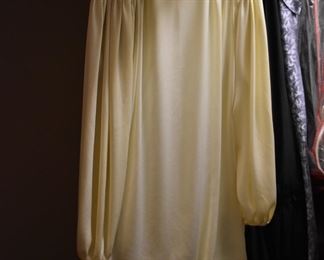 Gorgeous Clothing all in New to Like New Condition and featuring everything from Fine Sequined Gowns to Renaissance to “Knock Out” Lingerie to Vest to American Indian to “All absolutely beautiful clothing!”