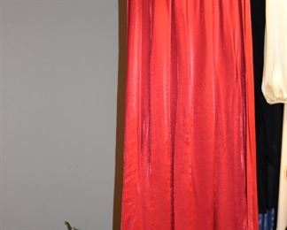 Gorgeous Clothing all in New to Like New Condition and featuring everything from Fine Sequined Gowns to Renaissance to “Knock Out” Lingerie to Vest to American Indian to “All absolutely beautiful clothing!”